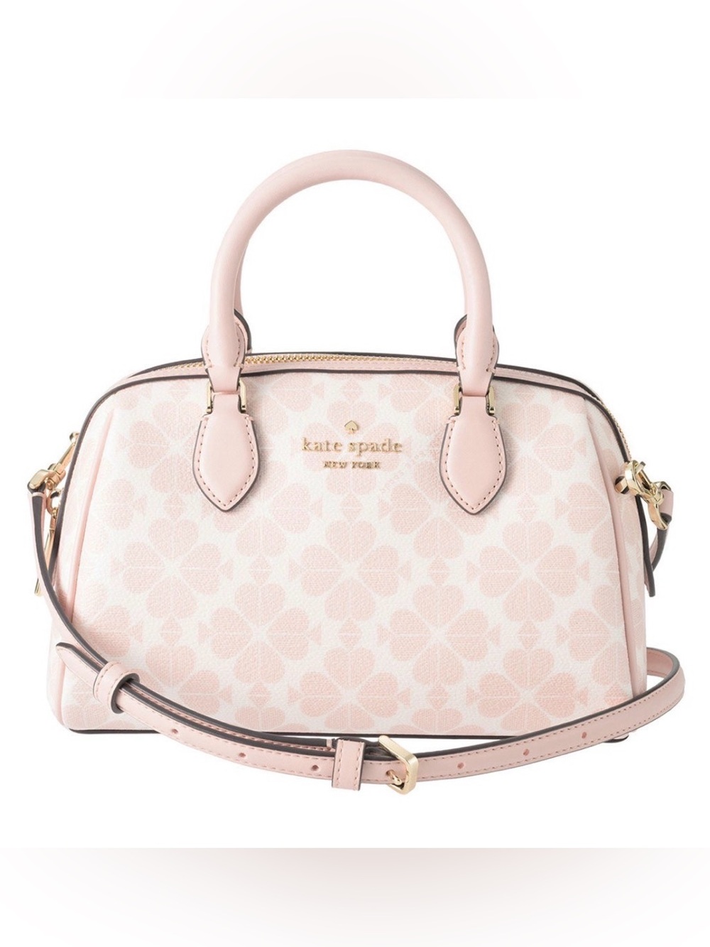 Kate Spade Spade Flower Small Dolly Duffle in Rose Smoke Multi NWOT